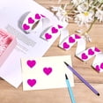 thumbnail image 2 of Chmadoxn Wall Stickers Blank Stickers Self adhesive Roll Heart shaped Stickers 500 Labels/roll Sticker Sticker, 2 of 6