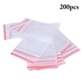 thumbnail image 1 of Coofit 200 Pcs Sacs Refermables Sacs Multifonctions en Plastique Transparent Sacs à Glissière, 1 of 10