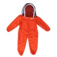 thumbnail image 2 of Children Beekeeping Suits, Bodysuit Zippered Ventilated Overall Protective Full Body Hooded  For Apiculture Accessory Orange L, 2 of 8