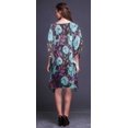 thumbnail image 4 of Bimba Kaftan de Plage Aquarelle, Paréo de Bikini, Robe Midi pour Femmes, Caftan Court - 4X-5X, 4 of 5