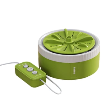 Portable Washing Machine Small Size USB Powered Low Noise High Vibration Green