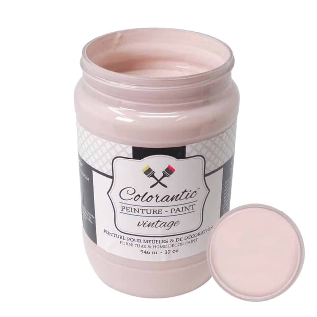 Colorantic | DUSTY ROSE Chalk Paint Based for Furniture DIY - OLD PINK - 32 oz