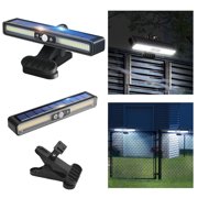 UsRHHA Solar Outdoor Lights 3 Working Modes, Clip On Motion Sensor Security Lights for Garden Fence Patio, Wireless IPX4 Lighting