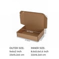 thumbnail image 2 of LAILLSH Shipping Box Recyclable Mailers, Corrugated Cardboard Small Gift Business Boxes(9X6X2'') - 2026 New Arrival🔥, 2 of 8