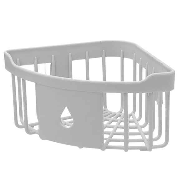 Unité de Rangement à Étagère pour Salle de Bain et Cuisine - Panier d'Angle pour Douche, Organisateur Mural pour Shampooing, Revitalisant et