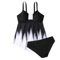thumbnail image 2 of UPPADA Tankini Swimsuits for Women High Waisted Bathing Suit Two Piece Tank Top with Bottom Brief Swimsuit Ruched Tummy Control Bathing Suits Flowy Beachwear Savings Black,L, 2 of 4