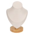 thumbnail image 2 of Necklace Holder Stand Organizer for Retail Store - Space Saving Clear Log Flannel PU Leather Necklace Display Holder Necklace Holder Necklace Holder Stand Necklace Display Holder, 2 of 8