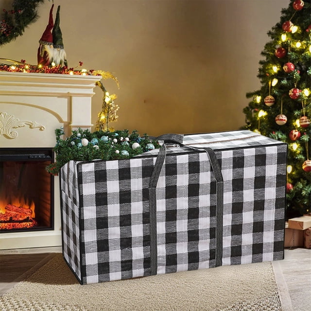 Christmas Tree Storage Bag With Handles Waterproof Christmas Wreath Storage Bag Clothes Storage Bag Moving Bags