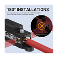thumbnail image 1 of 250A 12V Bus Bar Battery Power Distribution Block Car Audio 12 Volt DC Busbar 4 x 3/8Inch Posts 6 x 8 Screws, 1 of 5