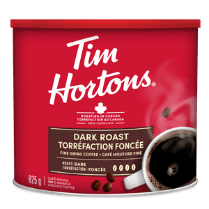 Tim Hortons Dark Roast Fine Grind Coffee 825g