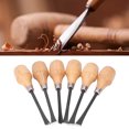 thumbnail image 1 of Wood Carving Chisel Kit, Wood Carving Chisel Tools Non Slip Closely Connect Steel Ergonomic Design Portable  for Carpenter for DIY Art Craft, 1 of 7
