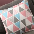 thumbnail image 2 of Accueil Taie d'Oreiller Canapé Coussin Accessoires Lin Style Nordique Utilisation Quotidienne Textiles de Maison Triangle Coloré 40x40, 2 of 3