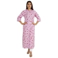 thumbnail image 1 of Moomaya Kurti Ethnique Indienne Imprimée pour Femmes, Col Mandarin, Longue Kurta Droite avec Poches, 1 of 8