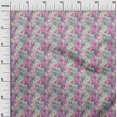 thumbnail image 3 of oneOone Velvet Pink Fabric Texture Leaf Sewing Craft Projects Fabric Prints By Yard 58 Inch Wide, 3 of 4