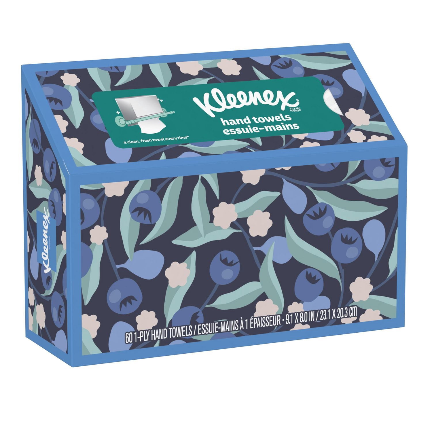 Kleenex 1 Ply Hand Towels, 1 Box, 60 Towels