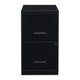 thumbnail image 4 of Space Solutions 18" Deep 2 Drawer Letter Width Vertical File Cabinet, Black, 4 of 6