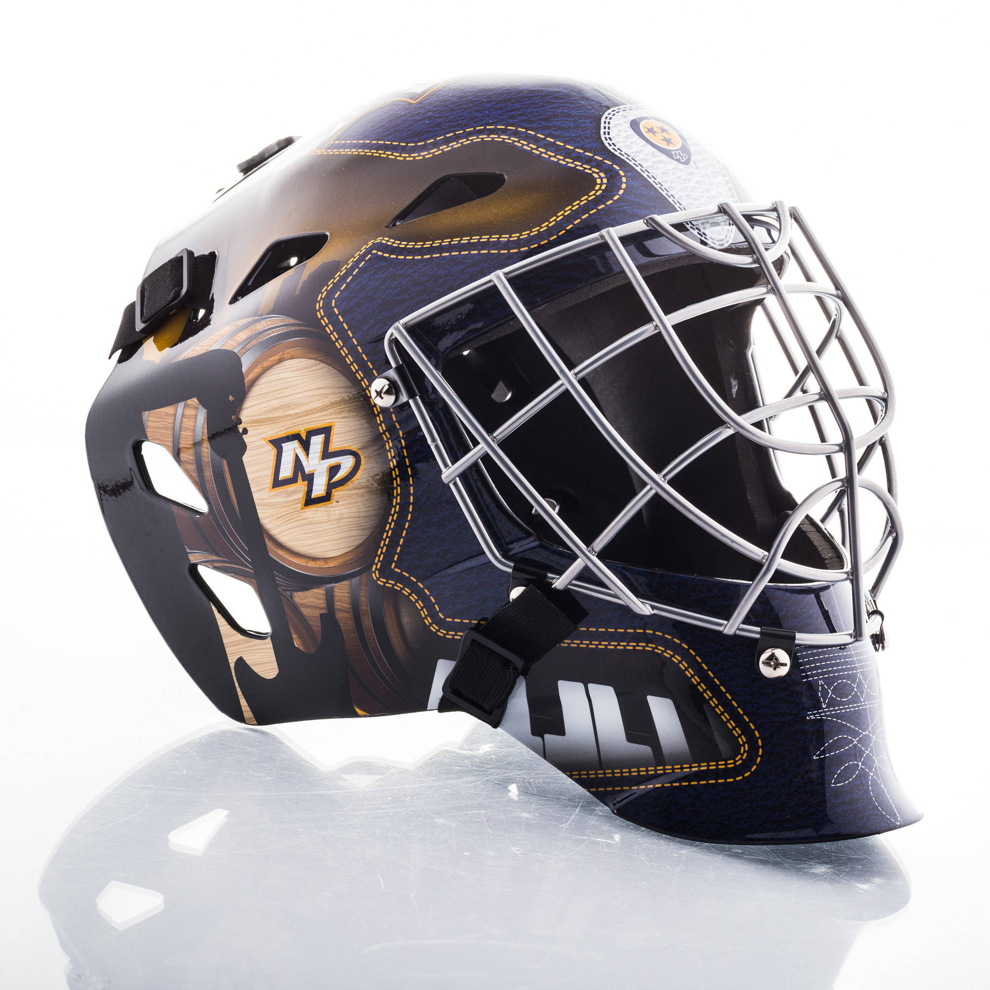 Franklin Sports NHL Masque de gardien Predators GFM 1500
