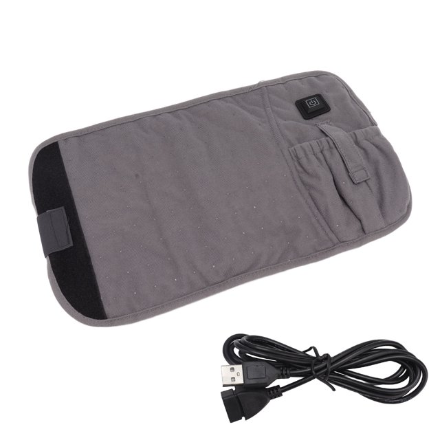 Heated Waist Belt, Cotton Comfortable 3 Gears Temperature Adjustment Enhances Blood Circulation Pain Relief Electric Heating Belt For Cold Weather
