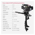 thumbnail image 5 of Boat Engine 4Stroke 4/ 6/ 6.5/ 7horsepower, Unique Design Outboard Motor, Fishing Boat Engine ,Easy to Install, 5 of 5