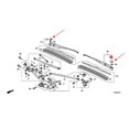 thumbnail image 4 of 76601 SNA A01, Left Right Precise Fit 1 Pair Wiper Arm Cover  for  2006 To 2011 4 Door Models, 4 of 7