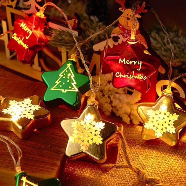 Outdoor String Lights Christmas Lights Balls Christmas Tree Ball Ornaments Indoor Christmas Ball Lights Outdoor String Lights Insert End To End Expandable Christmas Tree Ornaments