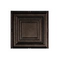 thumbnail image 2 of Fasade 12" x 12" Ceiling Tile Sample- Smoked Pewter, Portrait Design, 2 of 3
