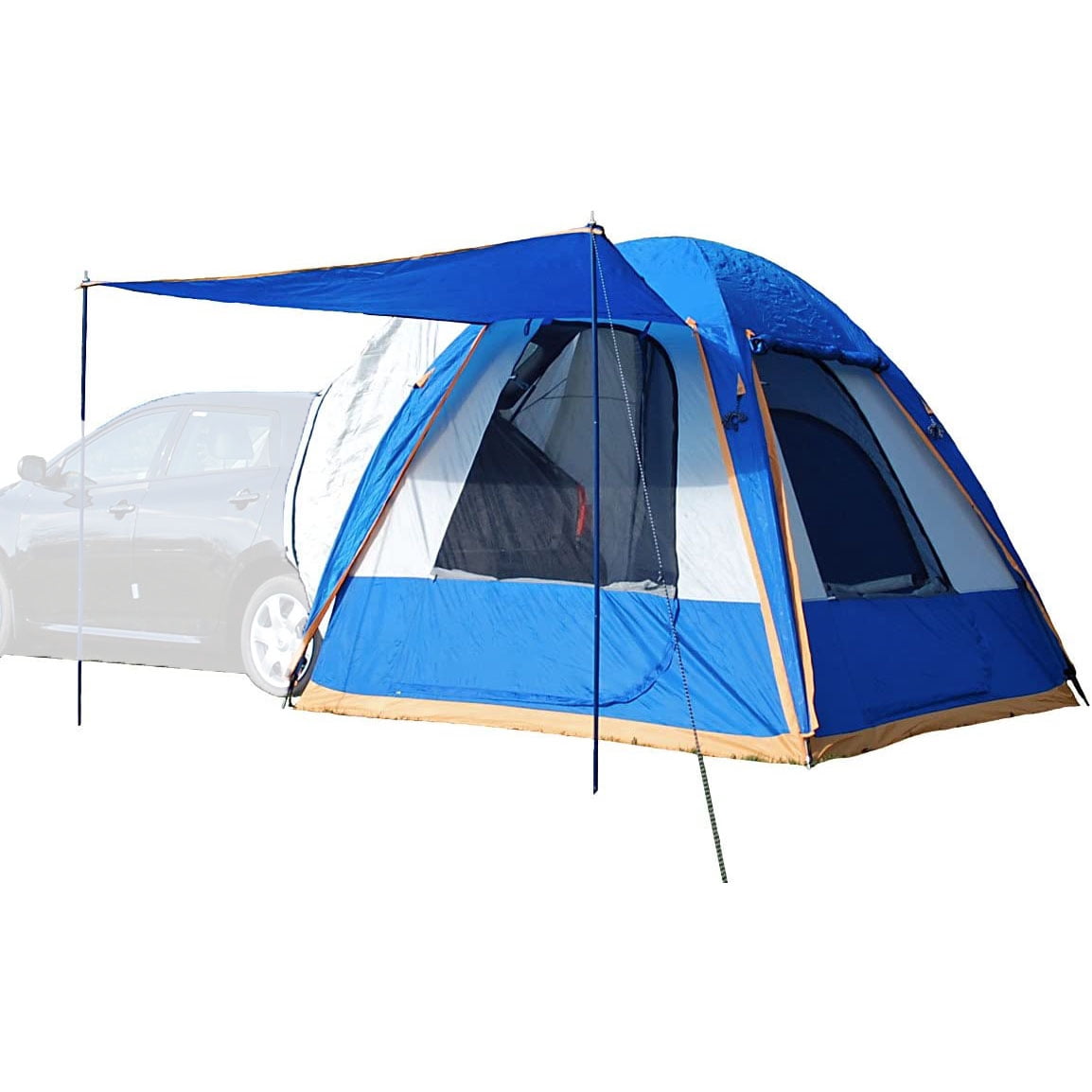 Napier Sportz Dome-To-Go Universal SUV Cargo 4 Person Camping Tent with Awning