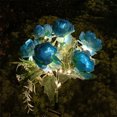thumbnail image 4 of PEONAVET Plastics Floor Lamp Outdoor Solar Peony Flower Lantern 7 Heads LED Simulation Flower Waterproof Lights For Garden Decoration In Paths Yards And Terraces, 4 of 6