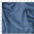 thumbnail image 4 of Soimoi Blue Velvet Fabric Aboriginal Mosaic Decor Fabric Printed Yard 58 Inch Wide, 4 of 5
