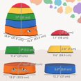 thumbnail image 2 of Qaba Balance Stepping Stones - Ladybug Design | Indoor/Outdoor Obstacle Course for Coordination & Motor Skills | Multi-Colored, PP & TPE Construction, 2 of 7