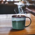 thumbnail image 4 of Coffee Cups Ceramic, Ceramic Gradient Coffee Mug for Home Use, 9x9.5cm, Insulating Wide Mouth Tea Cup, Ceramic Coffee Mug, 4 of 5