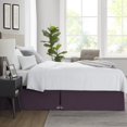 thumbnail image 2 of SGI Bedding 9 Inch Pleated Bed Skirt | Microfiber Bed Skirt | Fade Resistant, Wrinkle Free, Anti-static, Decorative, Extra Storage Space, Clutter-Free | Olympic Queen, Plum, 2 of 6