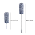thumbnail image 3 of SHAGUOZHOU Dusting Brush for Cleaning Swifter Dusters Flexible Stainless Steel Ceiling Cleaning Long Microfiber Car Extendable Duster, 3 of 7