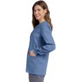 thumbnail image 1 of Landau Essentials Veste d'Uniforme Médicale pour Femmes, Coupe Classique et Décontractée, Col Rond, 4 Poches, 1 of 6
