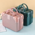 thumbnail image 2 of 14 inch Mini Travel Suitcase Cosmetic Box Hand Luggage Organizer Makeup Case Small Password Box Boarding Case 12, 2 of 6