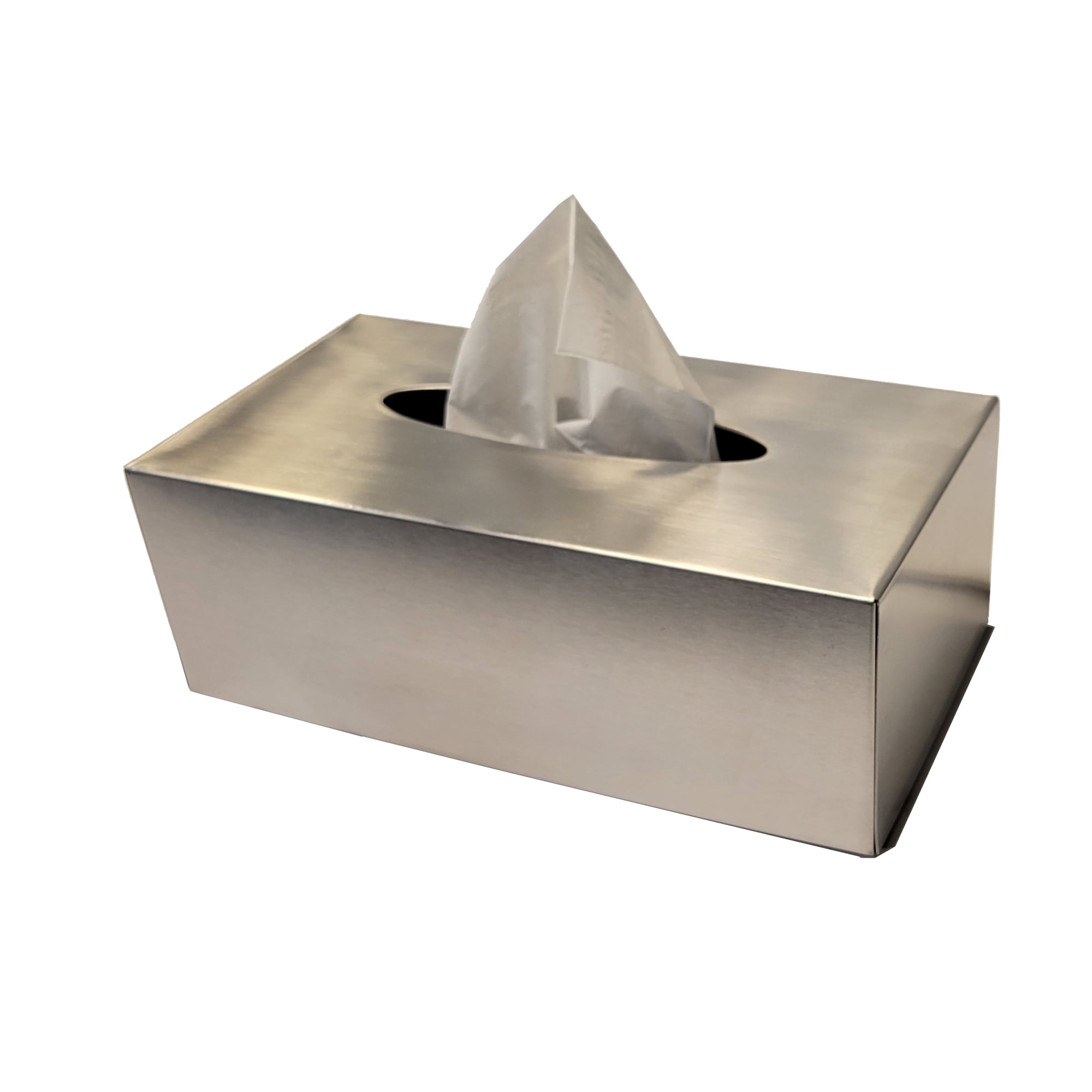 Stainless Steel Tissue Box Holder, Facial Tissue Dispenser Box