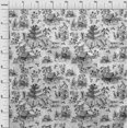 thumbnail image 4 of oneOone Cotton Poplin Black Fabric Asian Japanese Pattern Sewing Material Print Fabric By The Yard 56 Inch Wide, 4 of 4