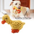 thumbnail image 1 of 1Pc Cute Duck Shaped Dog Paw Cleaner Toy Cotton Rope Dogs Puppy Chew Fetch Toys, 1 of 8