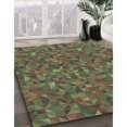 thumbnail image 3 of Ahgly Tapis d'Intérieur Lavable en Machine Carré Sépia Brun, 6 Pieds Carré, 3 of 7