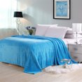thumbnail image 2 of WRISTBIQUE Cozy Blue Solid Color Flannel Blanket with Needle Stitching for Home and Outdoor Use, 2 of 7