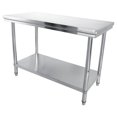 thumbnail image 3 of Électroménagers de Restaurant,DuraSteel 0.6 Tables de Travail Commerciales en Acier Inoxydable, 3 of 12