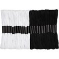 thumbnail image 1 of 10 Skeins Black Embroidery Floss, 8m Cotton Embroidery Floss - Cross Stitch Thread Set,White Black, 1 of 5