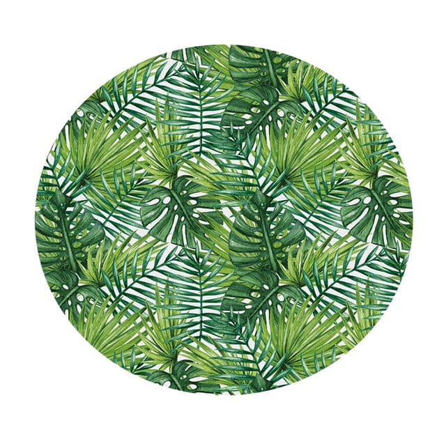 GROWTH TANK Table Cloth Large Round Elastic Edge Fitted Polyester Waterproof Table Cover - Style05