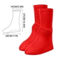 thumbnail image 3 of Wzzjkit Couvre-Chaussures Réutilisables Imperméables pour Adultes - Bottes de Neige Hautes Anti-Friction Surchaussures pour Hommes Femmes Cyclisme Extérieur Camping Pêche, 3 of 6
