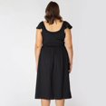 thumbnail image 2 of Devoted Taille Plus Femme robe midi sans manches avec volants sur les épaules, 2 of 8
