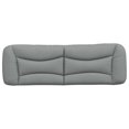 thumbnail image 3 of vidaXL Headboard Cushion Light Grey 152 cm Fabric, 3 of 5
