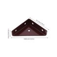 thumbnail image 2 of 10Pcs Angle Brackets Metal Corner Brace Bed Supports Corner Brackets Replacements for Repair, 2 of 8