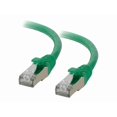 thumbnail image 1 of C2G Câble de Réseau Ethernet Cat5e 75 Pieds Sans Accroc Blindé (STP) - Vert - Câble de Patch - RJ-45 (m) vers RJ-45 (m) - 75 Pieds - STP - CAT 5e - Moulé, Torsadé - Vert, 1 of 4