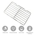 thumbnail image 4 of Stainless Steel Cooling Rack Oven Dishwasher Safe Baking Roasting Barbecue Grilling Net Rack Rectangle Steel Wire Cookie Rack Kitchen Gadgets, 4 of 7