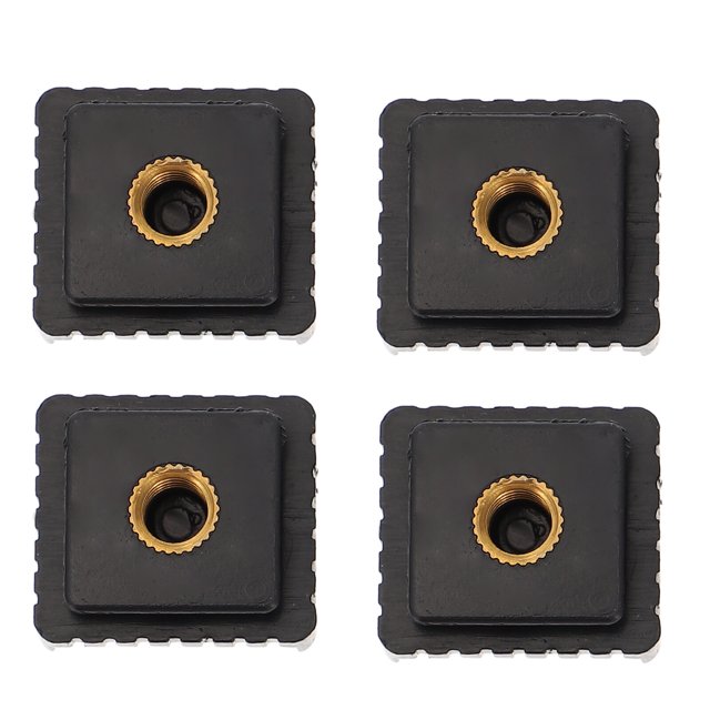 MasteelfCA 4pcs Hot Shoe Mount 1/4 Inch Hole Quick Release Hot Shoe Mount Bracket For Flash
